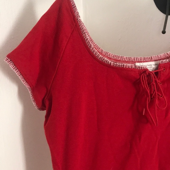 vintage off shoulder shirt - Picture 2 of 3